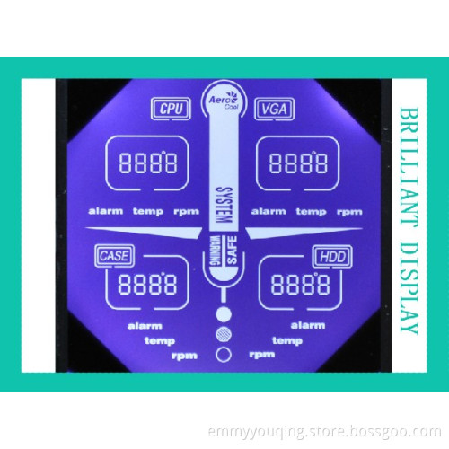 Tn Segment LCD Display with RoHS